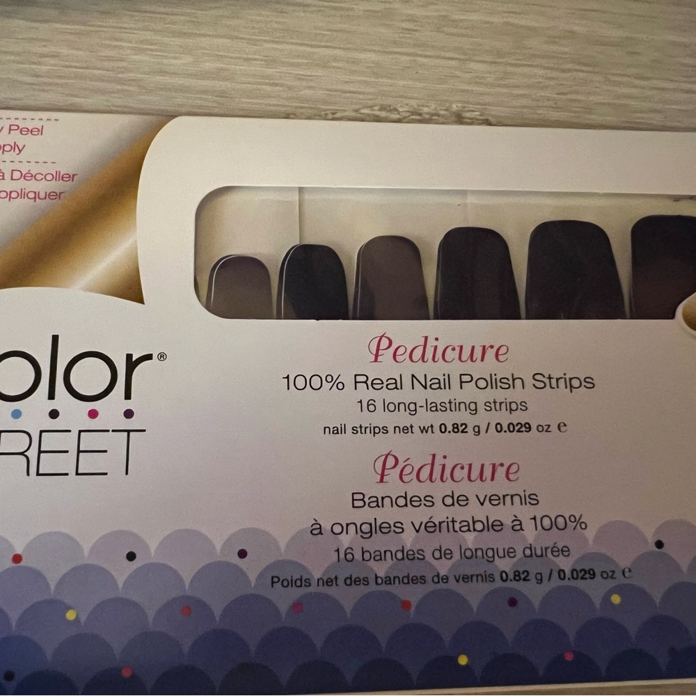 Color Street Pedicure Nail Polish Strips - Evening Sky Pedicure